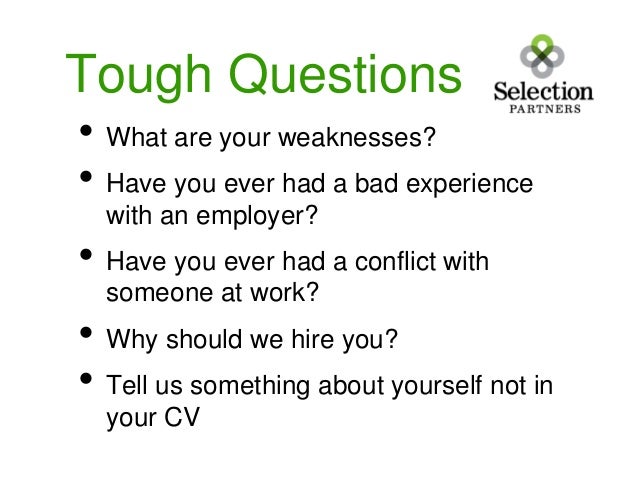 Tough interview questions and answers