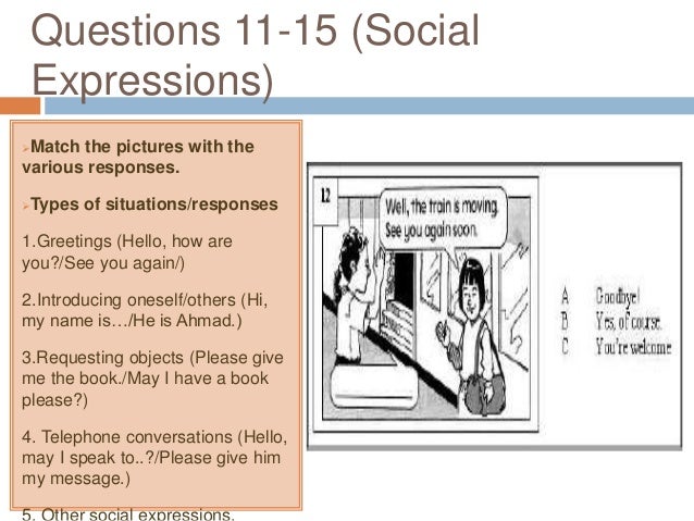 social expression worksheet upsr upsr english social expression