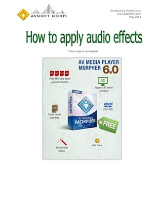 An Ebook by AVSoft Corp.
www.audio4fun.com
May 2013
Three steps to accomplish
 