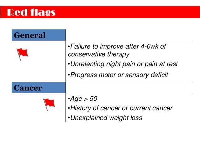 approach a patient with low back pain