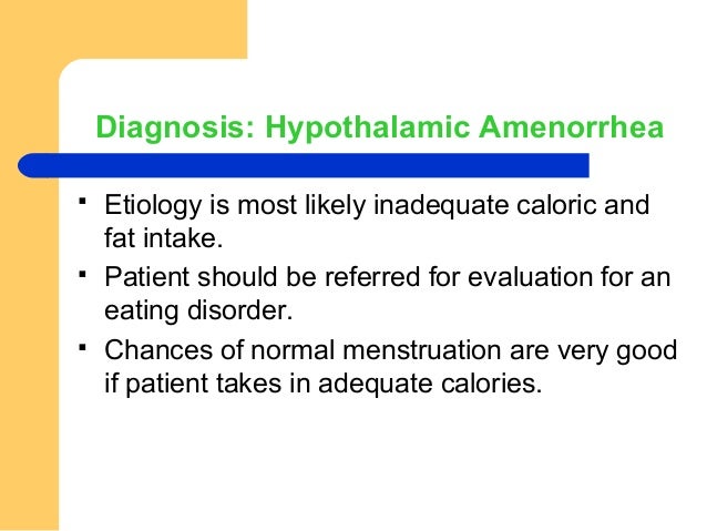 HCG Diet and Menstruation