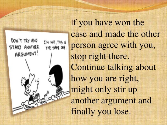 How to argue a case effectively