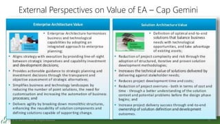How to Articulate the Value of Enterprise Architecture