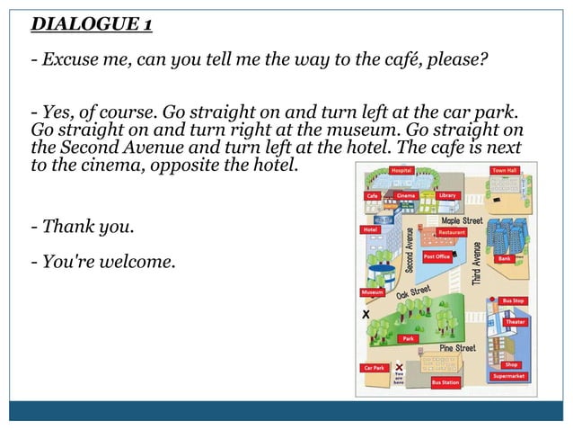 How to ask and give directions | PPTX