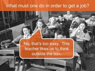 The context guessing 
problem is usually 
much harder than the 
problem of simply 
formulating a correct 
answer. 
 