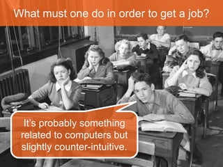 Now, let’s see how the students handle 
the context guessing problem. 
 