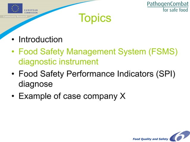 How to assess your FSMS (Food Safety Management System) | PPT