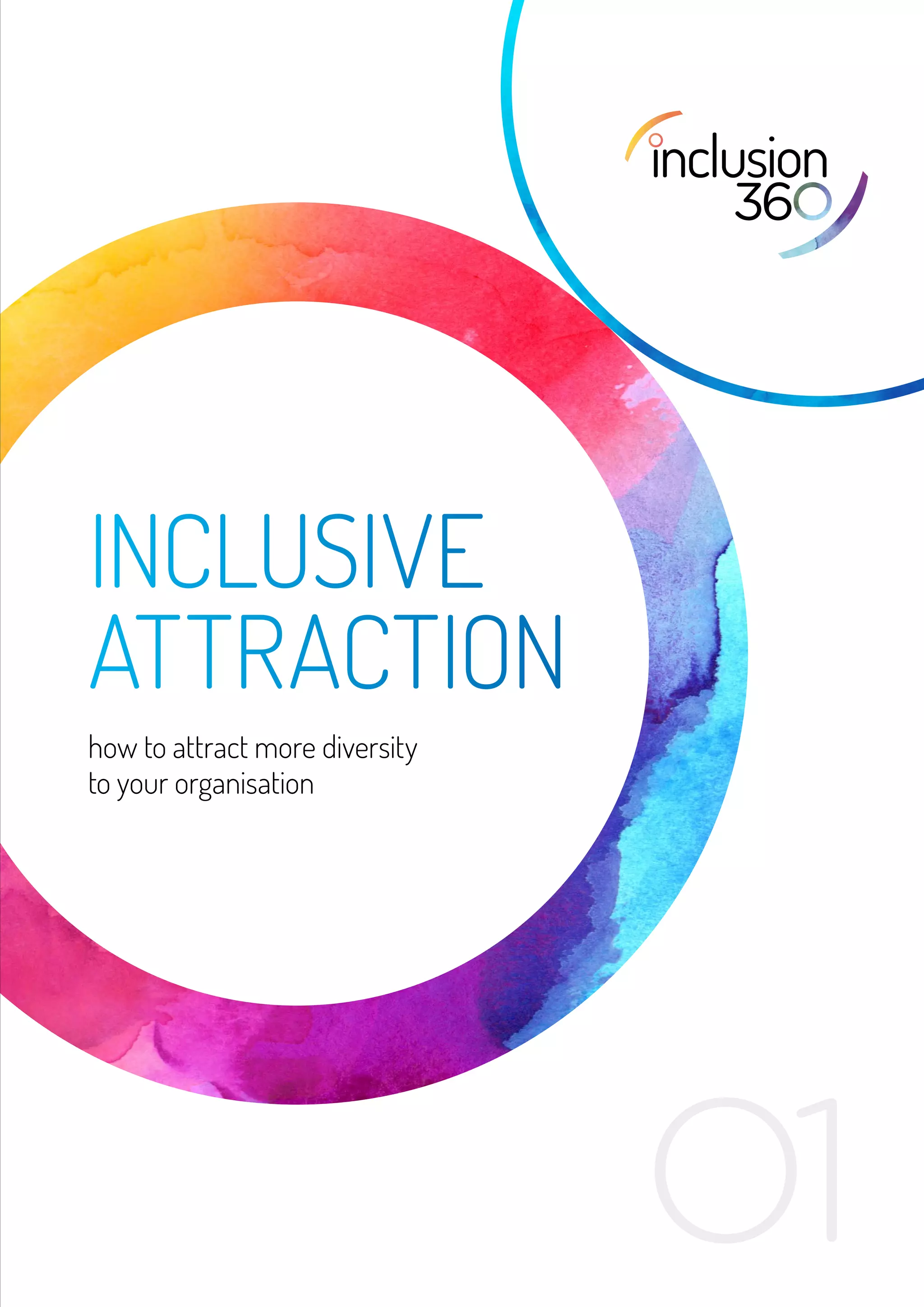 INCLUSIVE
ATTRACTION
how to attract more diversity
to your organisation
O1
 
