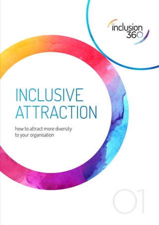 INCLUSIVE
ATTRACTION
how to attract more diversity
to your organisation
O1
 