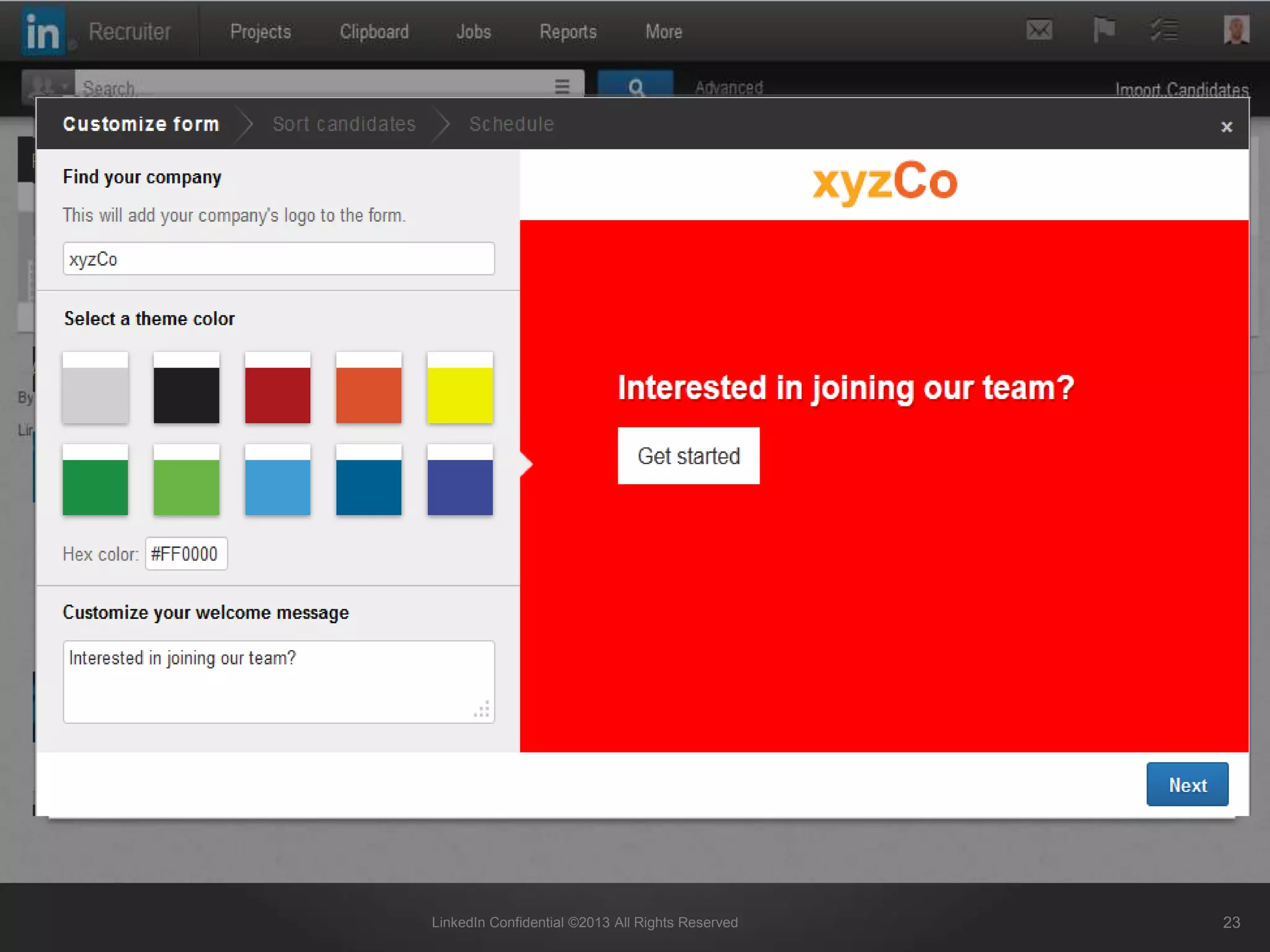Event Creation Flow 6/14
23LinkedIn Confidential ©2013 All Rights Reserved
 
