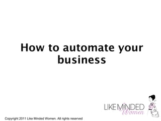 How to automate your business 