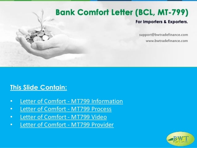 How To Avail Bank Comfort Letter