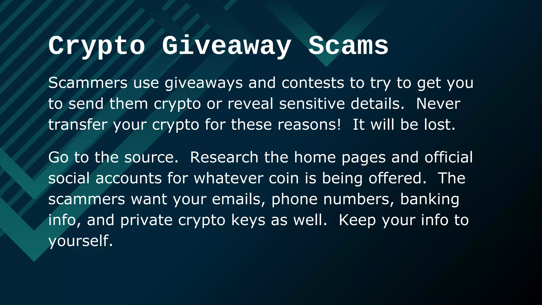 How to Avoid Crypto Scams - Crypto JBro | PDF