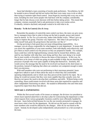 Howto Avoid Mistakes