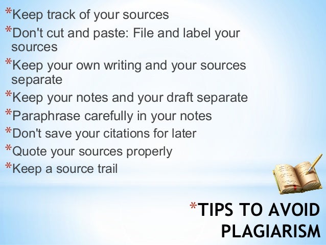 Academic writing plagiarism