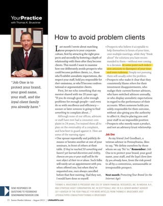How to avoid problem clients