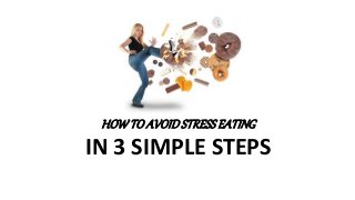 HOWTOAVOIDSTRESSEATING
IN 3 SIMPLE STEPS
 
