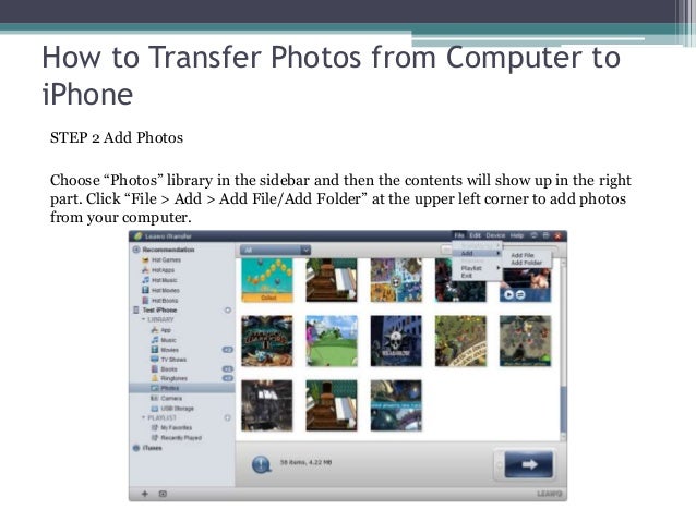 How to Back up Certain Photos from iPhone to Computer