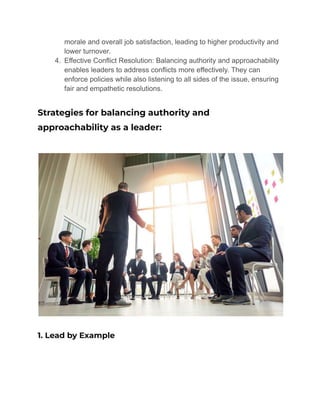 How to Balance Authority and Approachability as a Leader? | CIO Women ...