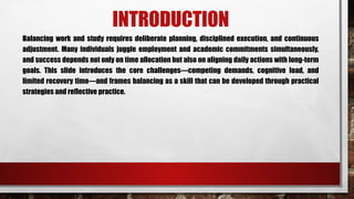 Effective Strategies for Balancing Work and Study Commitments ...