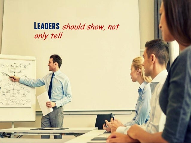 How to be leader at work