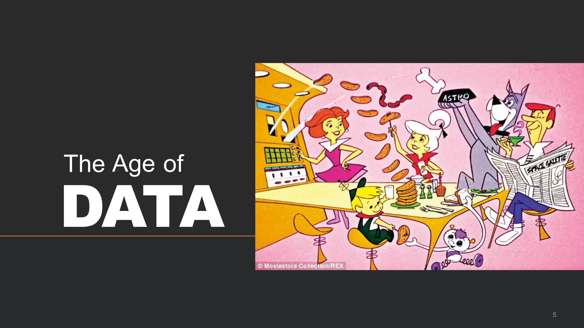 The Age of
DATA
5
 