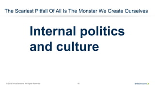 © 2015 SiriusDecisions. All Rights Reserved 50
The Scariest Pitfall Of All Is The Monster We Create Ourselves
Internal politics
and culture
 