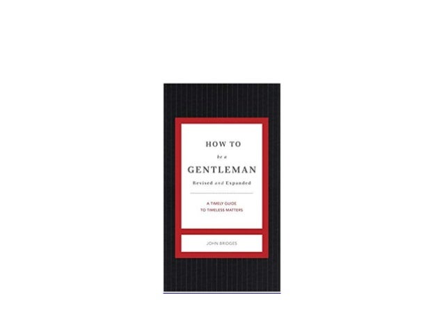 [download]_p.d.f library How to Be a Gentleman Revised and Expanded A ...