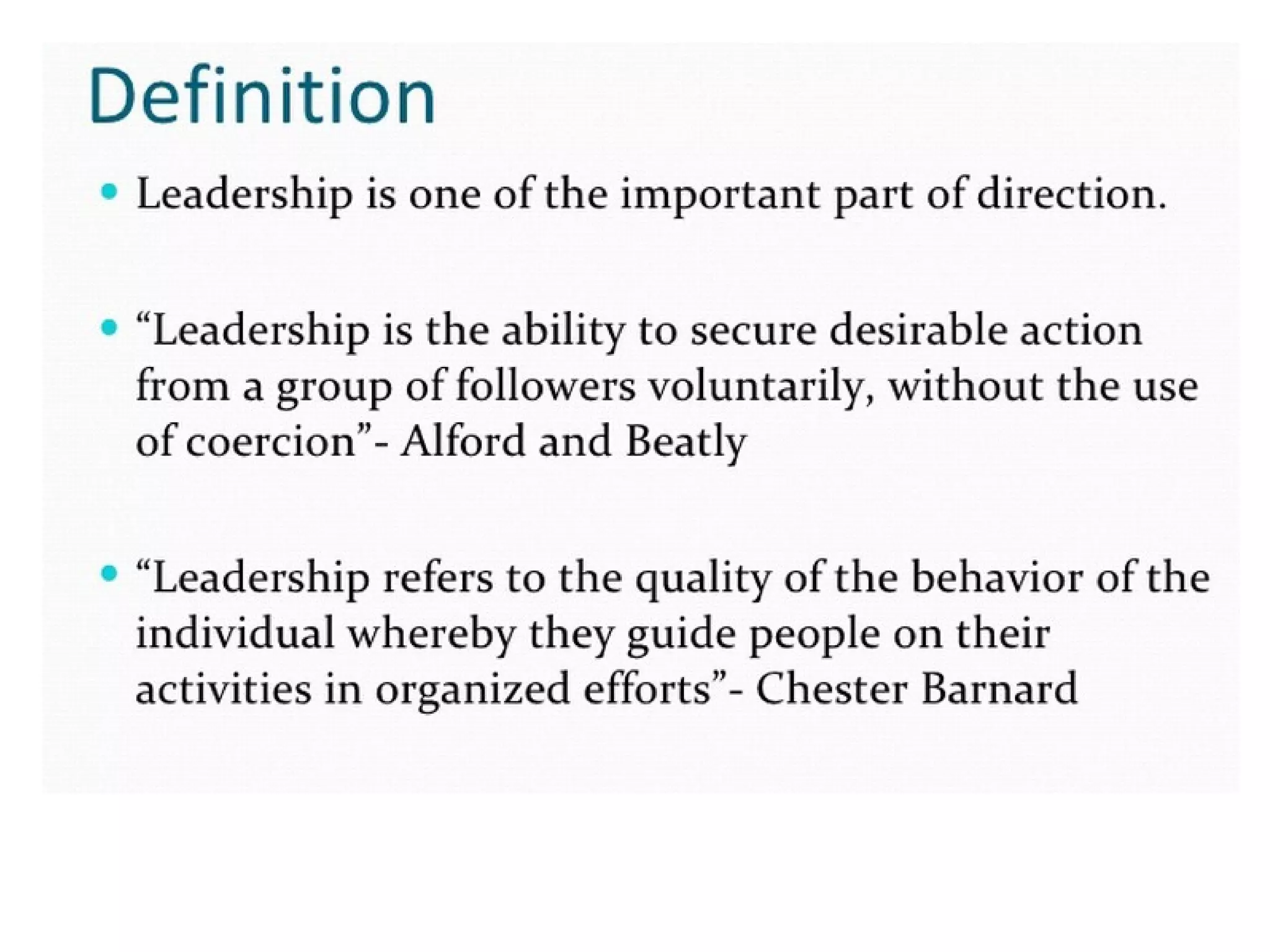 How to be a leader in business