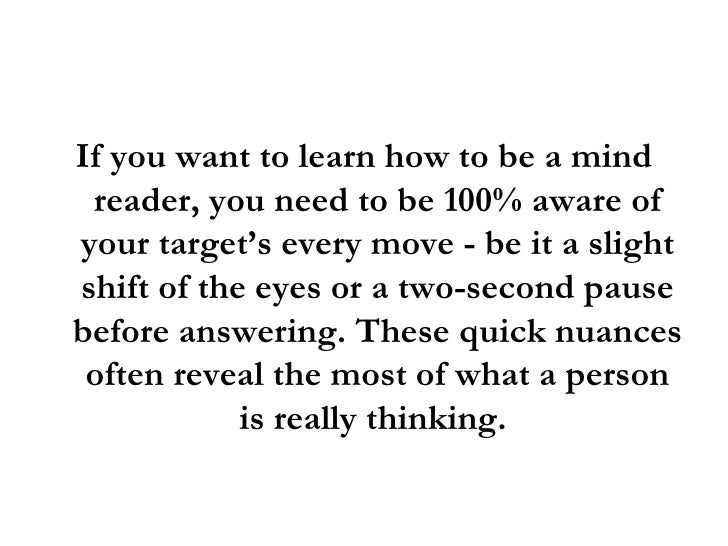 How To Be A Mind Reader 3 Mind Reading Tricks To Decode Anyone’s