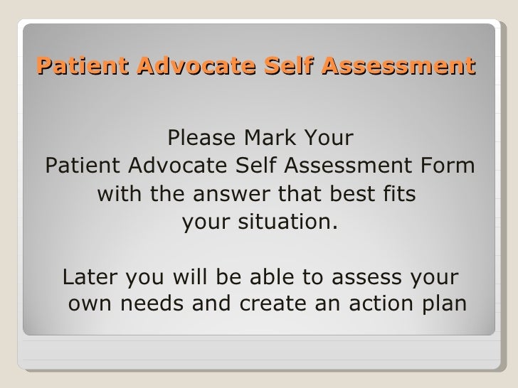How To Be A Patient Advocate