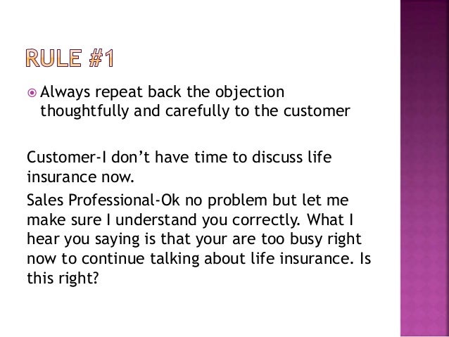 overcoming objections in sales