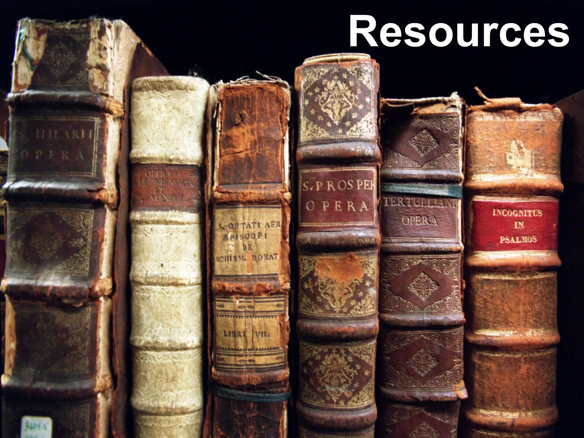 Resources

 