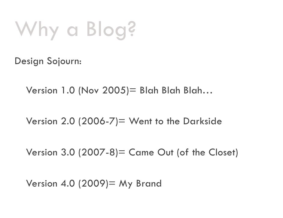 Why A Blog Design Sojourn