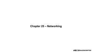 Chapter 25 – Networking
 