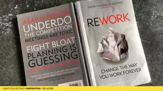 LIGHT COLLECTIVE
LIGHT COLLECTIVE // INSPIRATION // RE-WORK
 