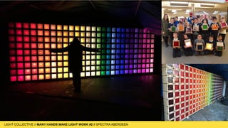 LIGHT COLLECTIVE
LIGHT COLLECTIVE // MANY HANDS MAKE LIGHT WORK #2 // SPECTRA ABERDEEN
 