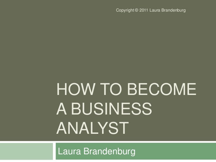 how to become a business analyst