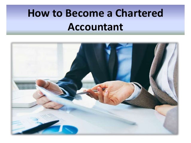 How to become a chartered accountant