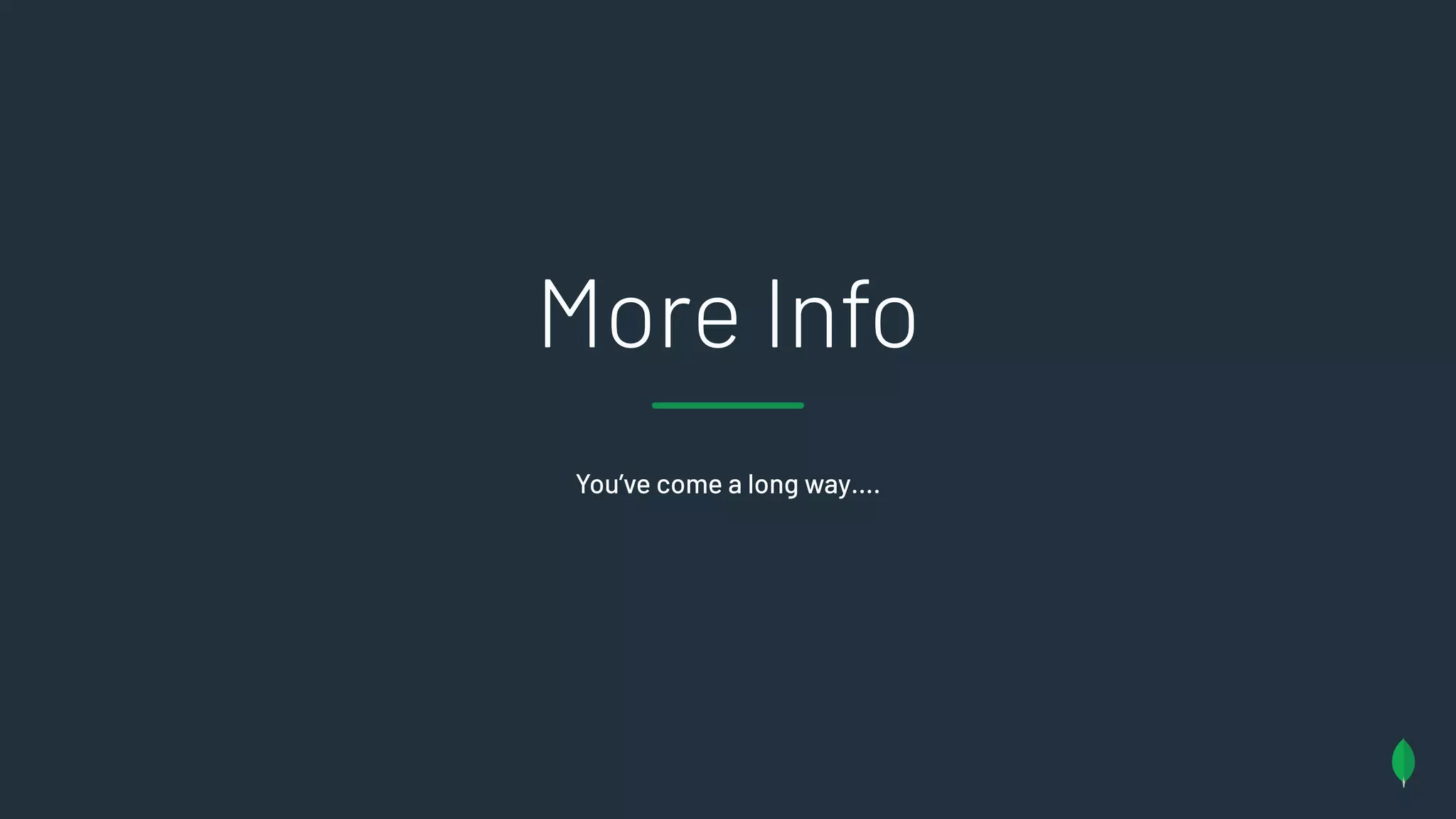 You’ve come a long way….
More Info
 