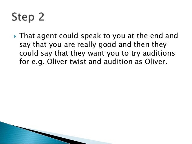 How to become a famous actor