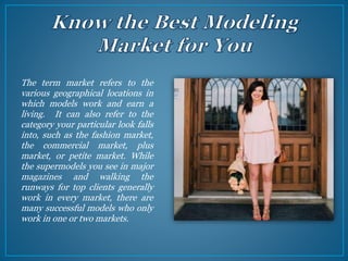 How to Become a Fashion Model – Kim Hanieph | PPTX