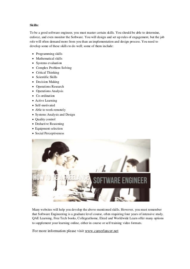 How to a freelance software engineer