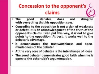 How to become a good debator by dr alka arup mukherjee nagpur m.s.india ...