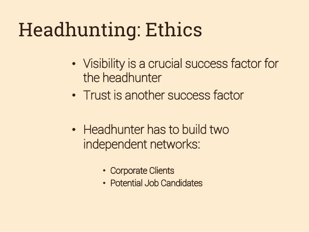 how to become a headhunter how to become a headhunter