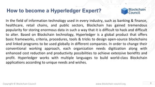 How to become a hyperledger expert | PPT