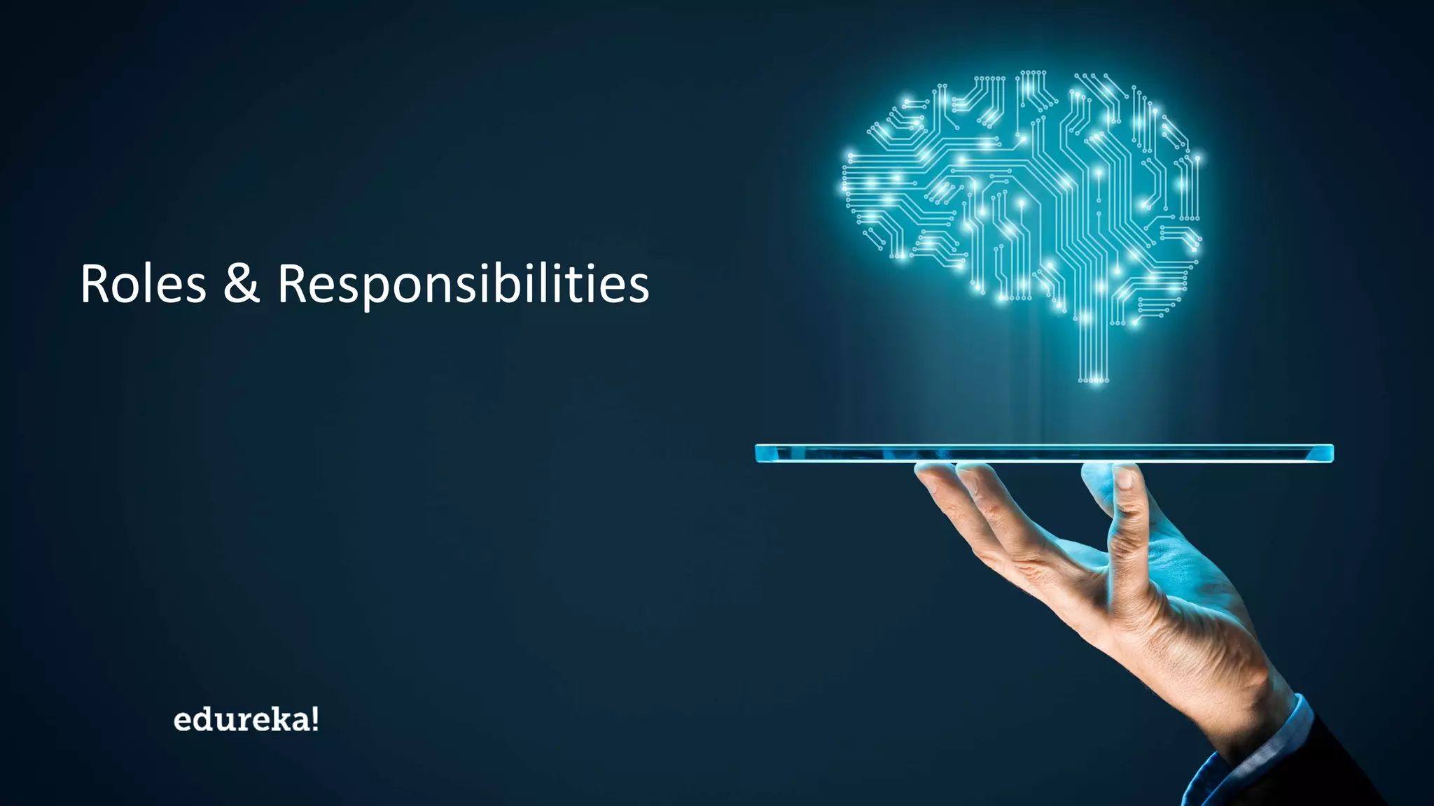 Machine Learning Certification Training www.edureka.co/masters-program/machine-learning-engineer-training
Roles & Responsibilities
 