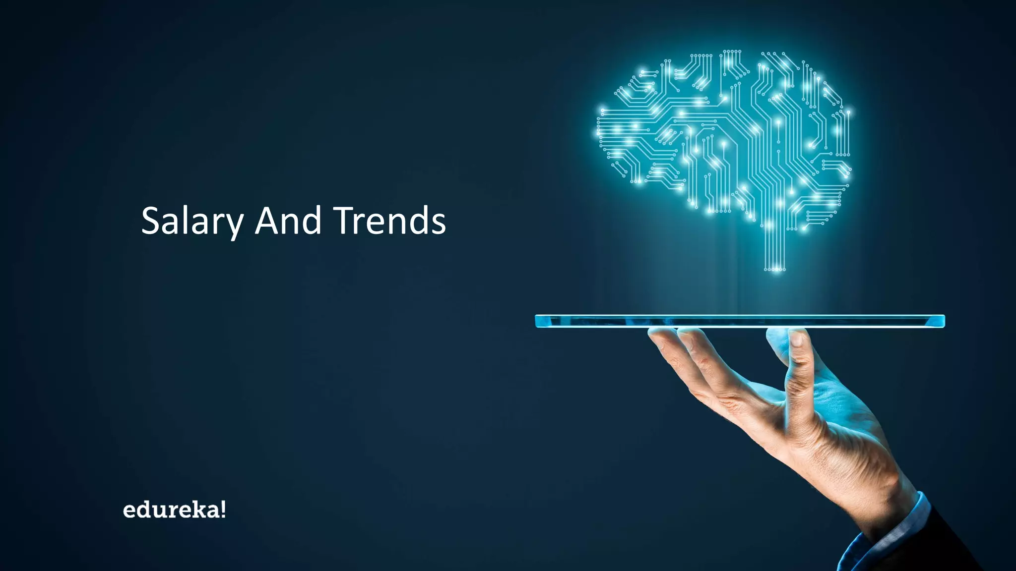 Machine Learning Certification Training www.edureka.co/masters-program/machine-learning-engineer-training
Salary And Trends
 