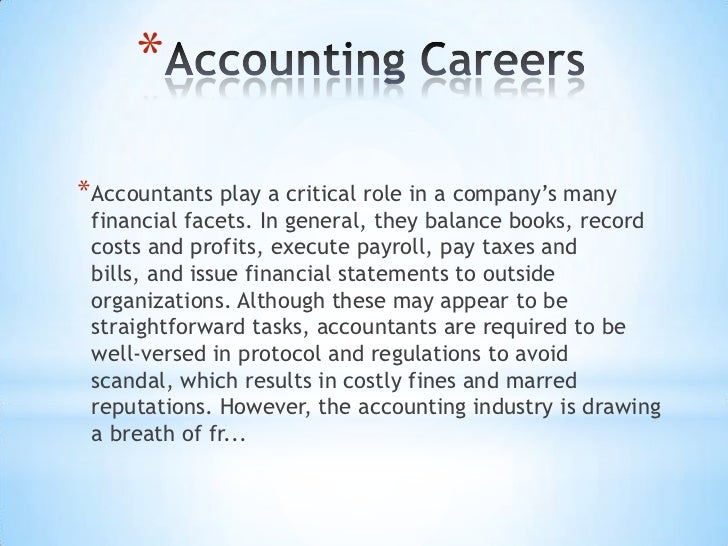 How to an accountant