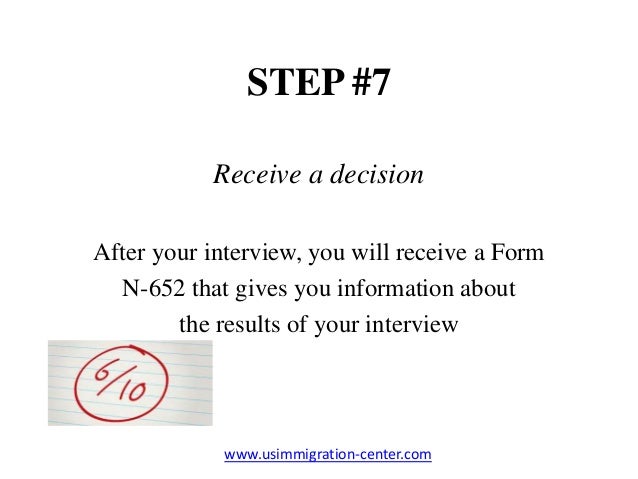 how to become an american citizen form 652